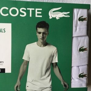 LaCoste White Tee - Mens XL